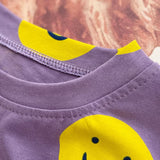 BE HAPPY Baby Toddler Smiley Tee and Shorts Set
