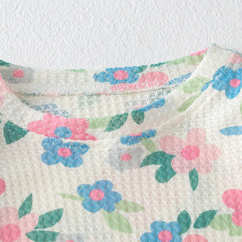 Toddler Girl Flower T-shirt Tulle Skirt