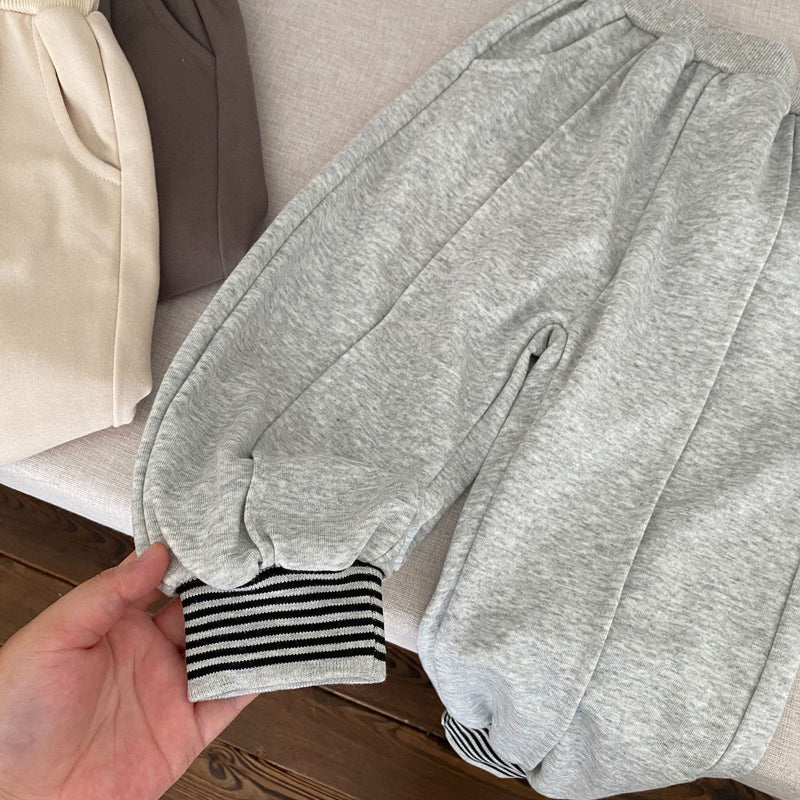 B Toddler Striped Sweatsuit 2 Pieces Set