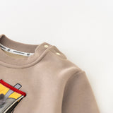 MILK TEO Baby Brown Lovely Sweatshirt