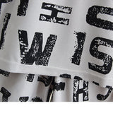 Toddler Boy Letters Tank Top and Shorts Set
