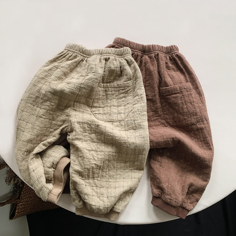 Toddler Boy Double-layer Pants