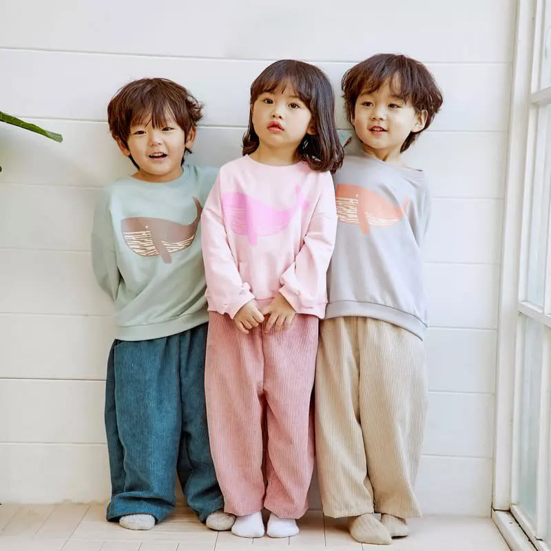 Toddler Whale Printed Sweatshirt
