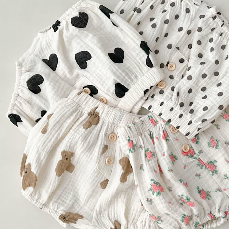 Baby Toddler Elastic Waist  Bloomers