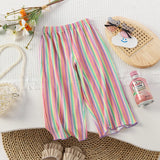 Toddler Girl Multicolor Striped Pants