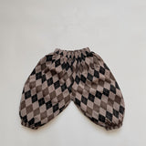Toddler Retro Style Plaid Pants