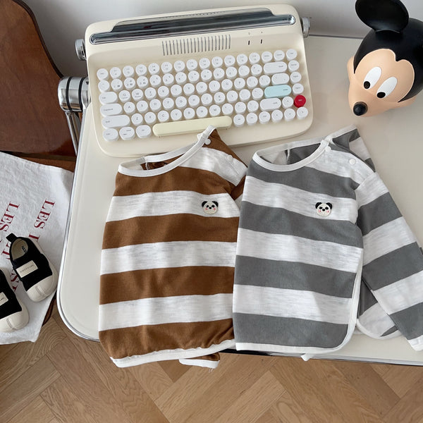 Baby Panda Striped Sweatshirt