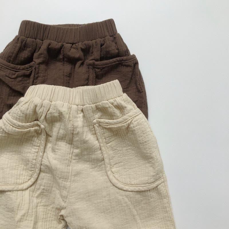 Toddler Boy Retro Solid Color Pocket Casual Pants