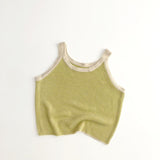 Toddler Knitted Striped Tank Top