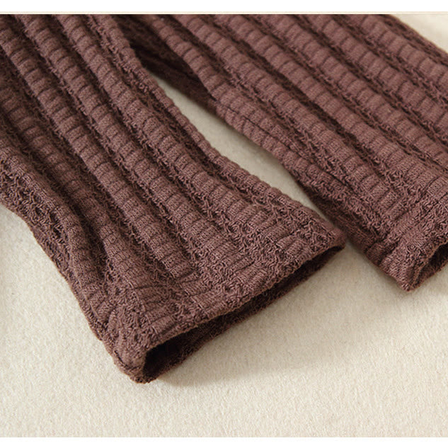 Toddler Ribbed Solid Color Ripped Sweatshirt