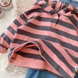 Toddler Girl Striped Hoodie