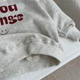 GOOD THINGS Toddler Smile Grey Sweatshirt