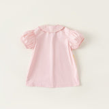 Toddler Girl Bunny Peter Pan Collar Dress