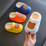 Toddler Bear Fleece Lined Slippers