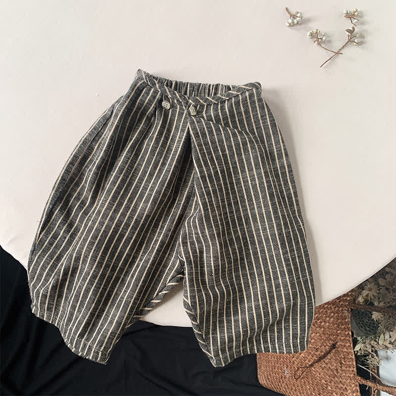 Toddler Boy Striped Harem Pants