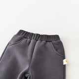Baby Toddler Fleece Lined Sweatshirt and Pants Set