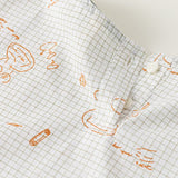 Toddler Plaid Graffiti Pajamas Set