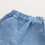 DINO Baby Toddler Tee and Denim Shorts Set