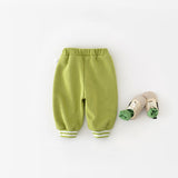 DINOSAUR Baby Casual Slogan Zipper Green Coat Pants
