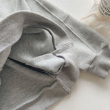 Toddler Casual Solid Color Sweatsuit 2 Pieces Set
