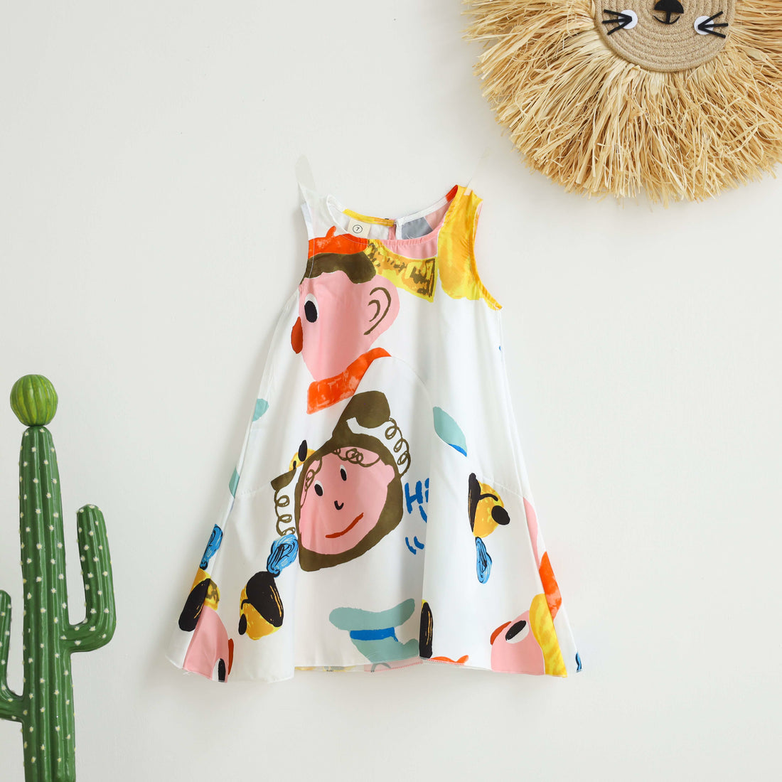 HI Toddler Girl Graffiti A Line Dress