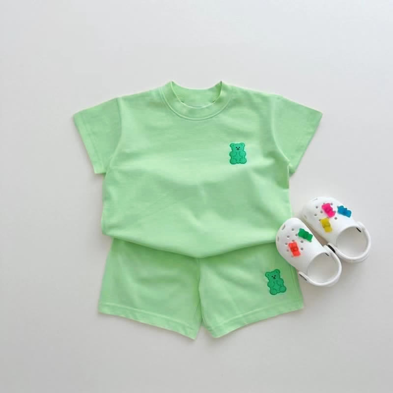 Baby Toddler Gummy Bear Tee and Shorts Set