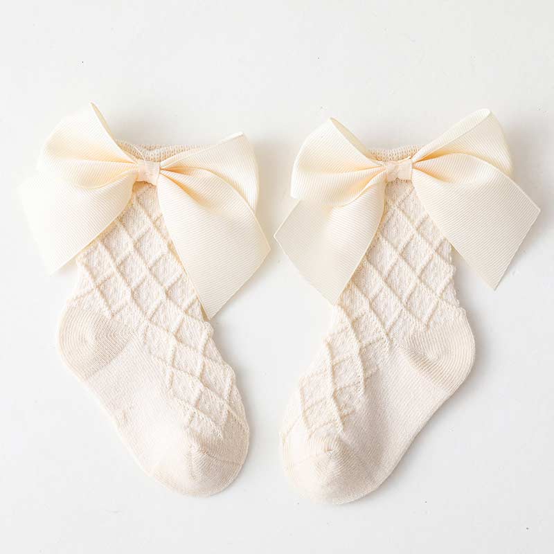 Baby Lace Bowknot Hollow-out Socks