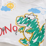 DINO Baby Toddler Tee and Denim Shorts Set