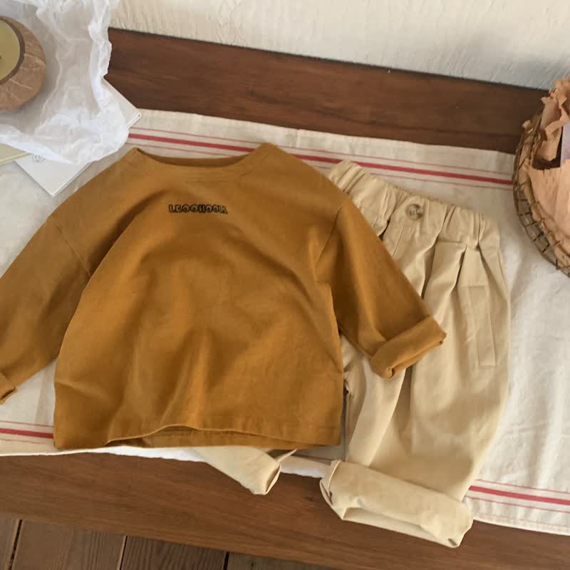 Toddler Boy Retro Casual Pants