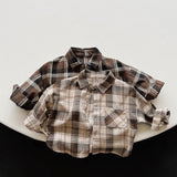 Toddler Boy Retro Plaid Polo Shirt