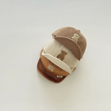 Baby Lovely Cartoon Bear Sun Peaked Cap