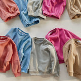 Toddler Casual Solid Color Sweatsuit 2 Pieces Set
