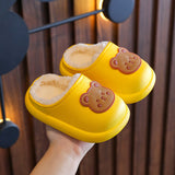 Toddler Bear Fleece Lined Slippers