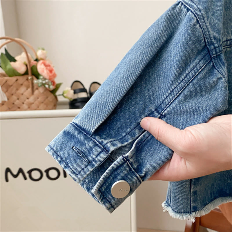 Toddler Girl Denim Star 2 Pieces Set