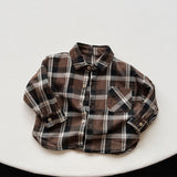 Toddler Boy Retro Plaid Polo Shirt