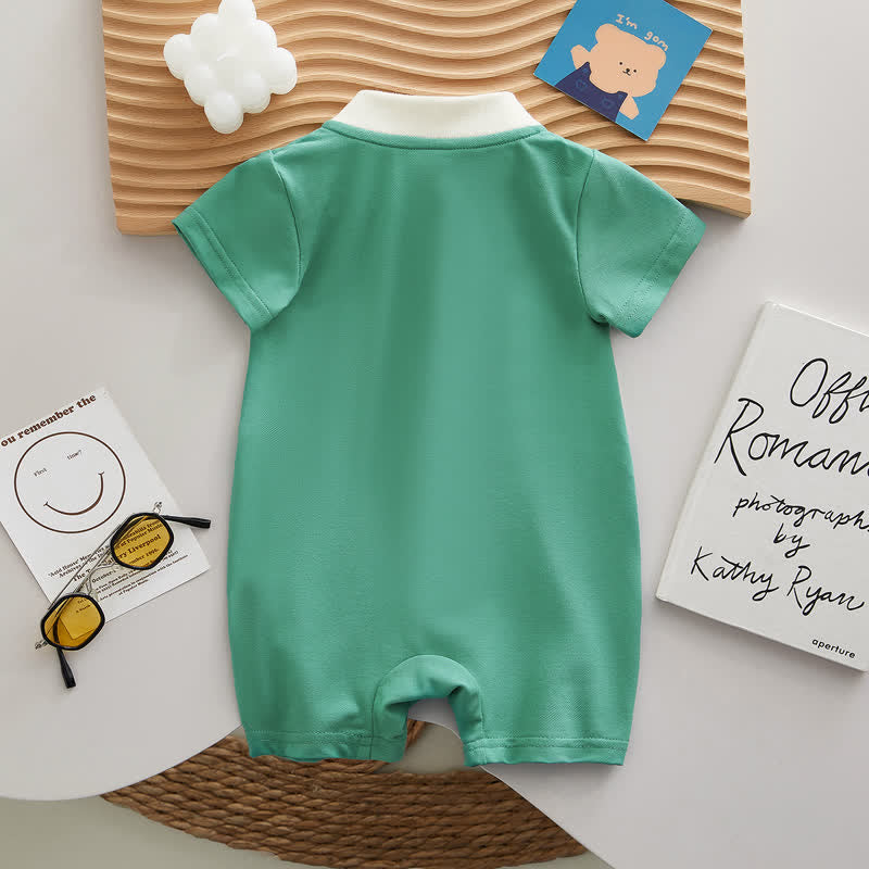 DINO Baby Boy Crew Neck Romper