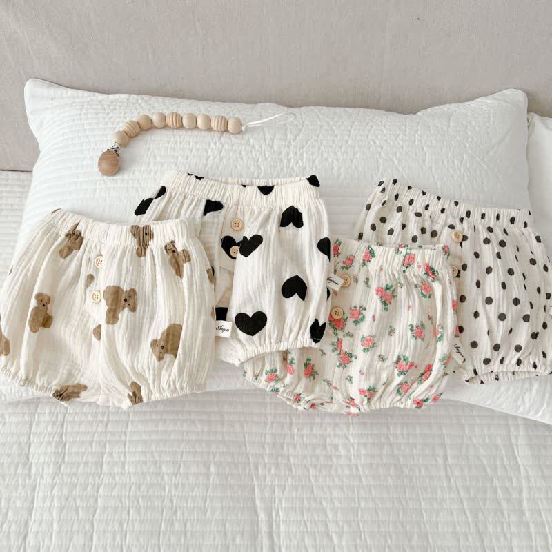 Baby Toddler Elastic Waist  Bloomers