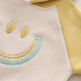 Toddler Smile Fleece Hooded Sweatsuit 2 Pieces Set