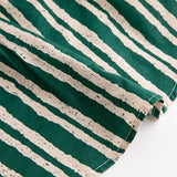 Toddler Boy Striped Green Shirt