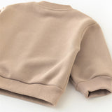 MILK TEO Baby Brown Lovely Sweatshirt