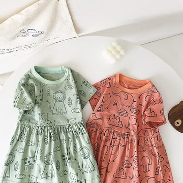 Baby Toddler Animal Loose Dress