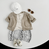 Toddler Boy Geometric Capri Pants