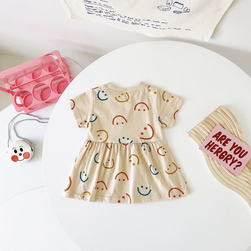 Baby Toddler Smiley Loose Dress