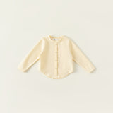 Toddler Solid Color Button Sweatshirt
