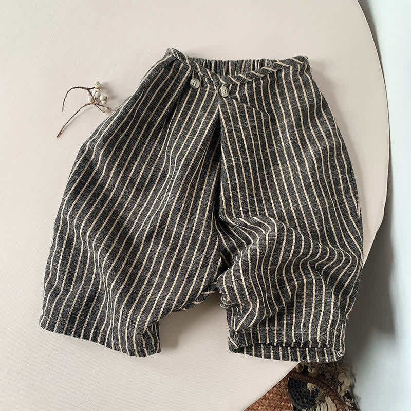 Toddler Boy Striped Harem Pants