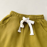 C Toddler Polo Collar Pullover and Shorts Set
