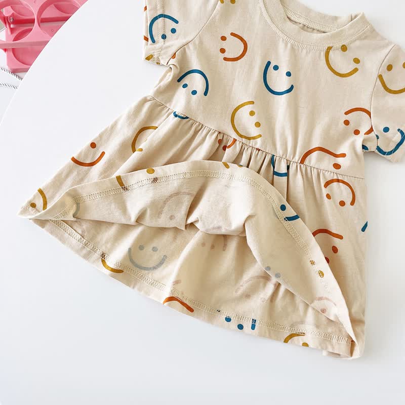 Baby Toddler Smiley Loose Dress