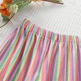 Toddler Girl Multicolor Striped Pants