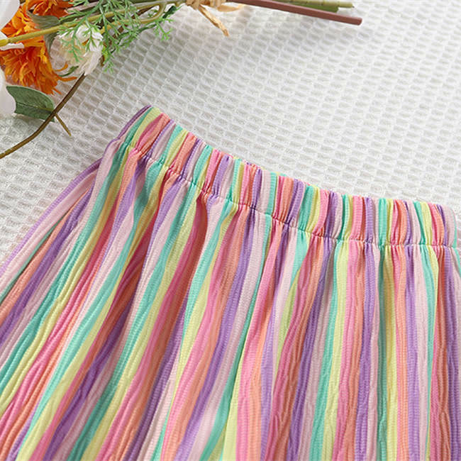 Toddler Girl Multicolor Striped Pants