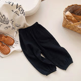 Toddler Solid Color Versatile Pants